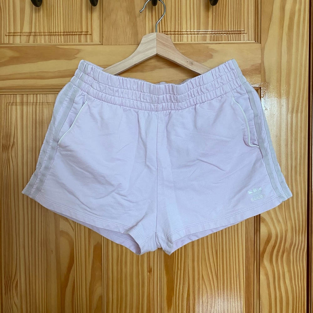 Adidas Luxe 3-stripe shorts